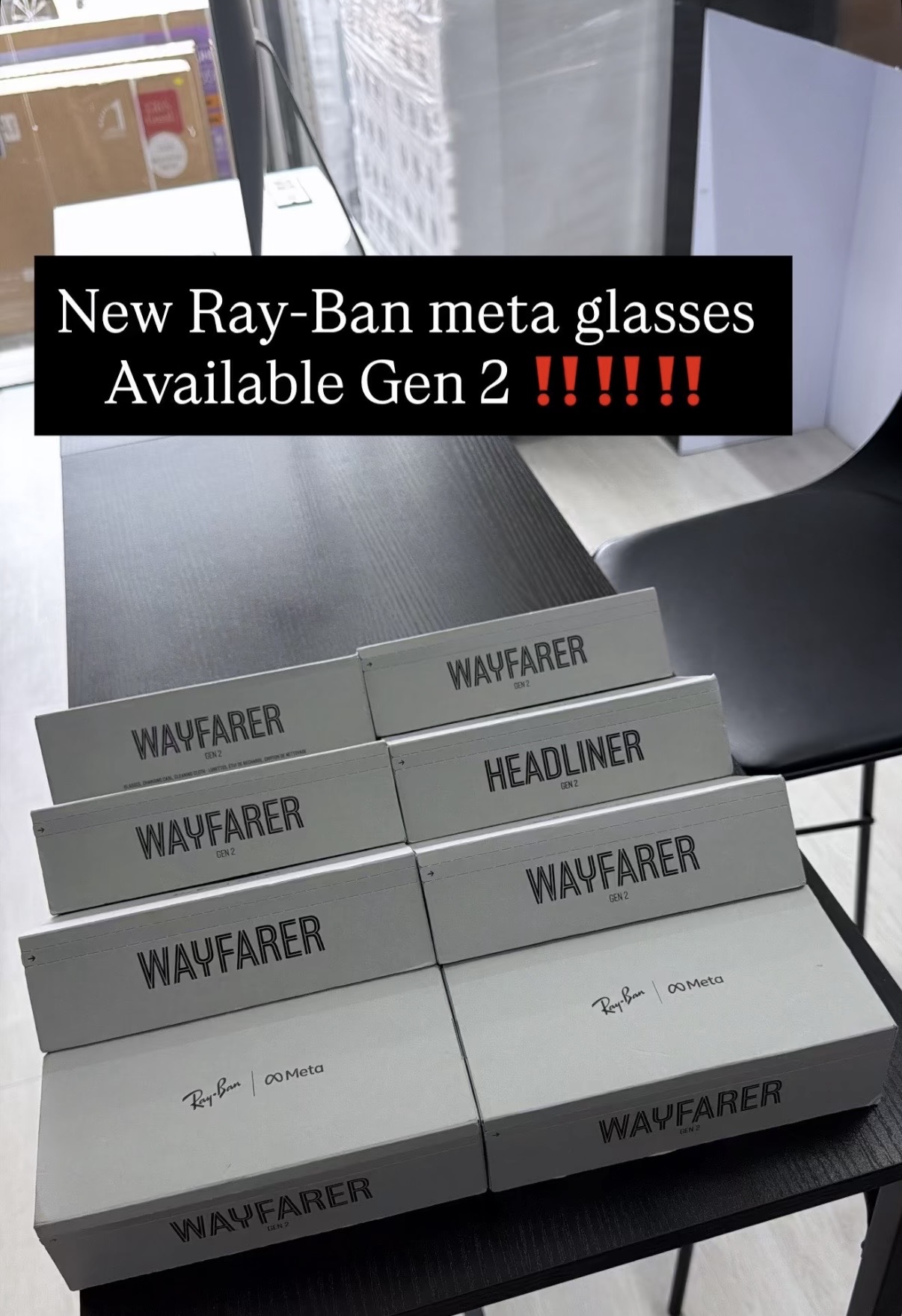 New Ray-Ban meta glasses