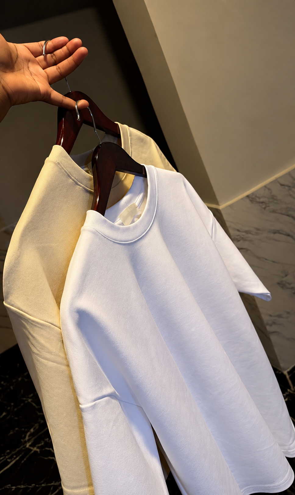 Plain white cotton shirt 