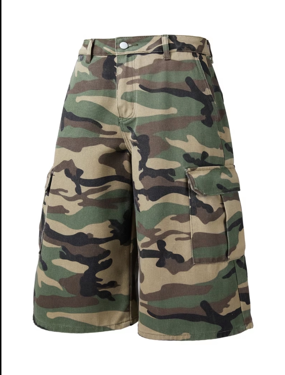 Denim Camo Short