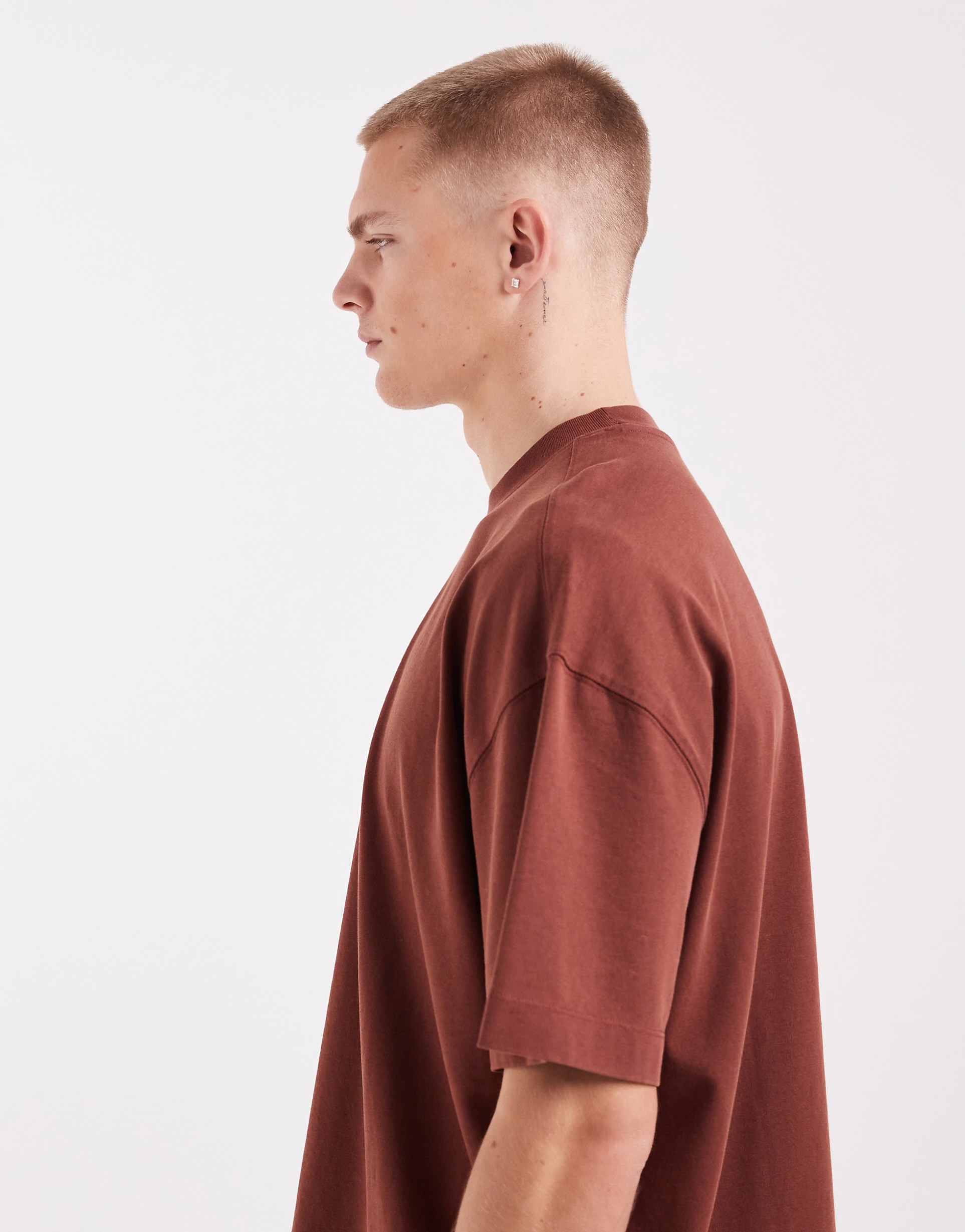 Plain washed rust T photo 4