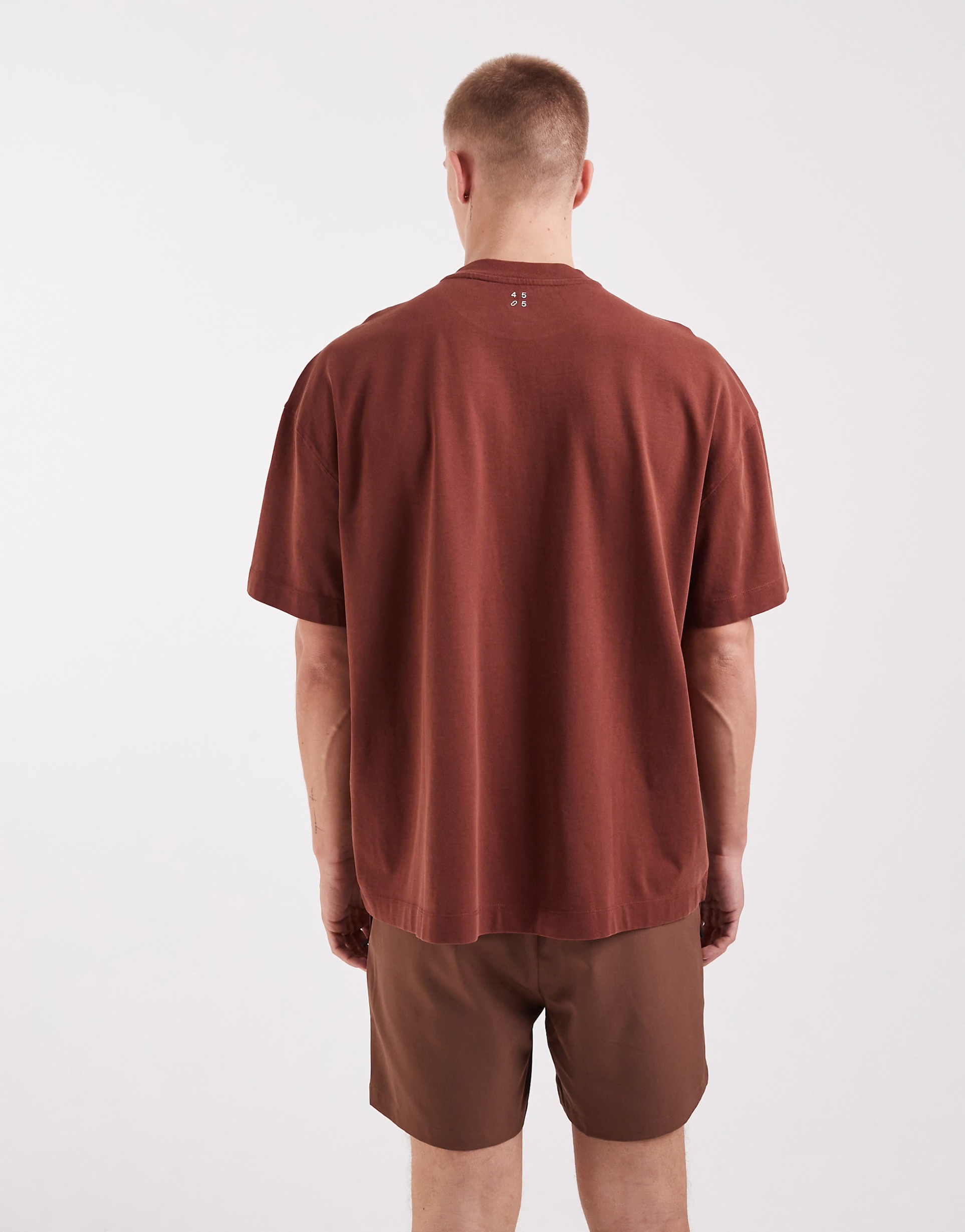 Plain washed rust T photo 3