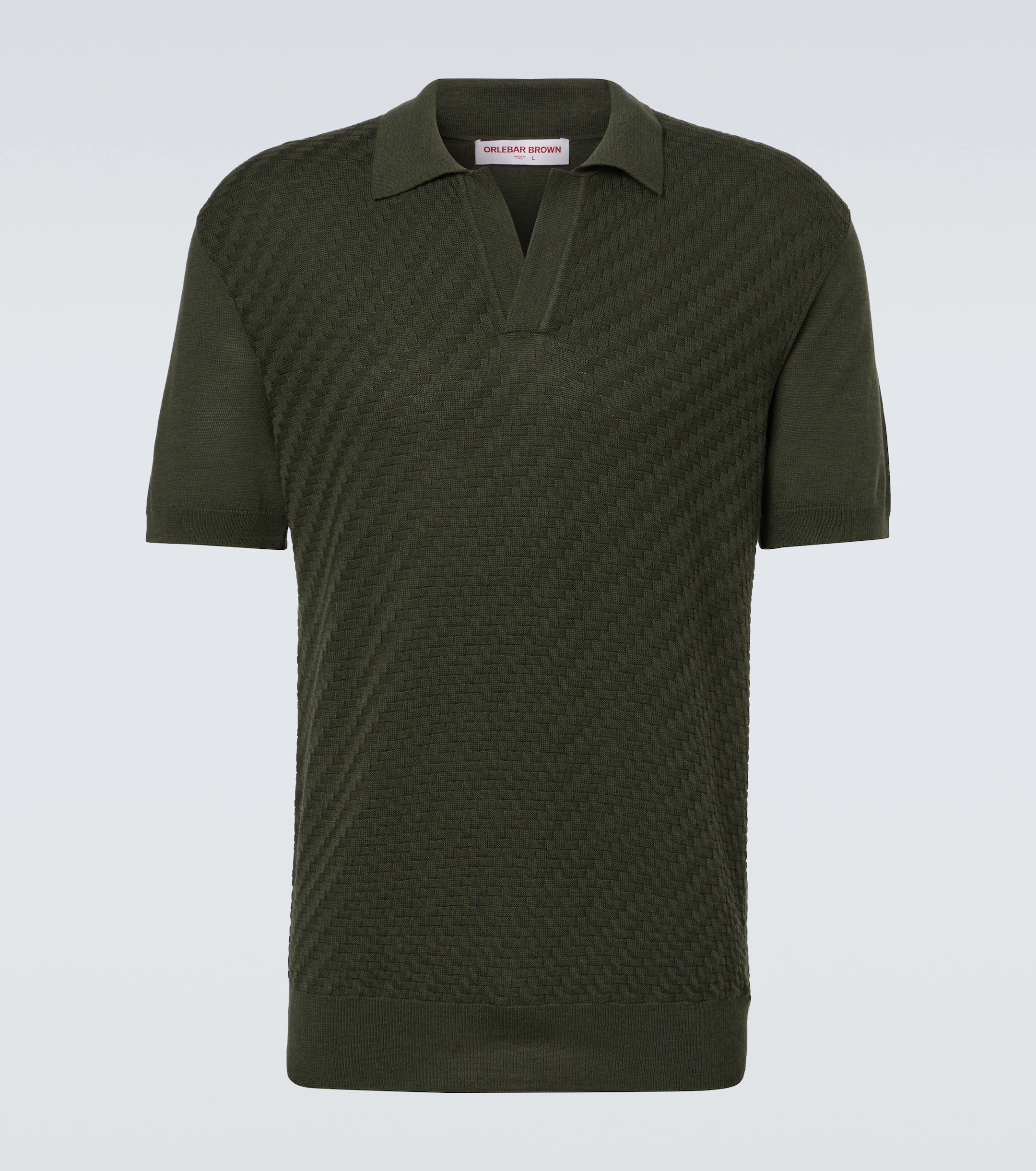 Olive V-Neck Shirt